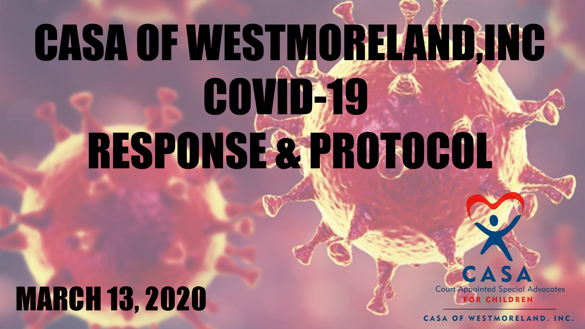 CASA Of Westmoreland, Inc. Covid-19 Response And Protocols